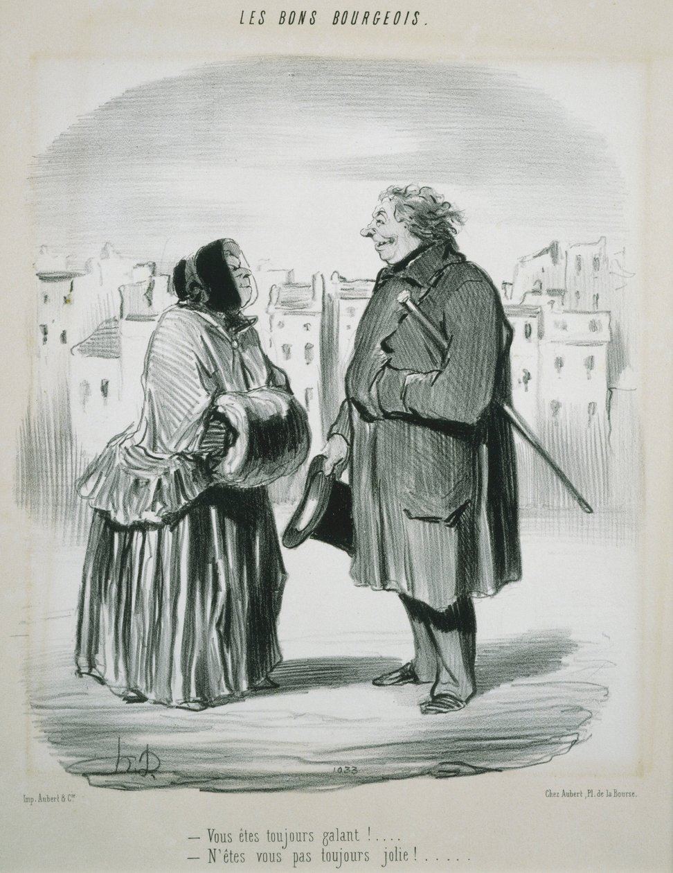 The Good Bourgeois - You Are Always Gallant! by Honoré Daumier
