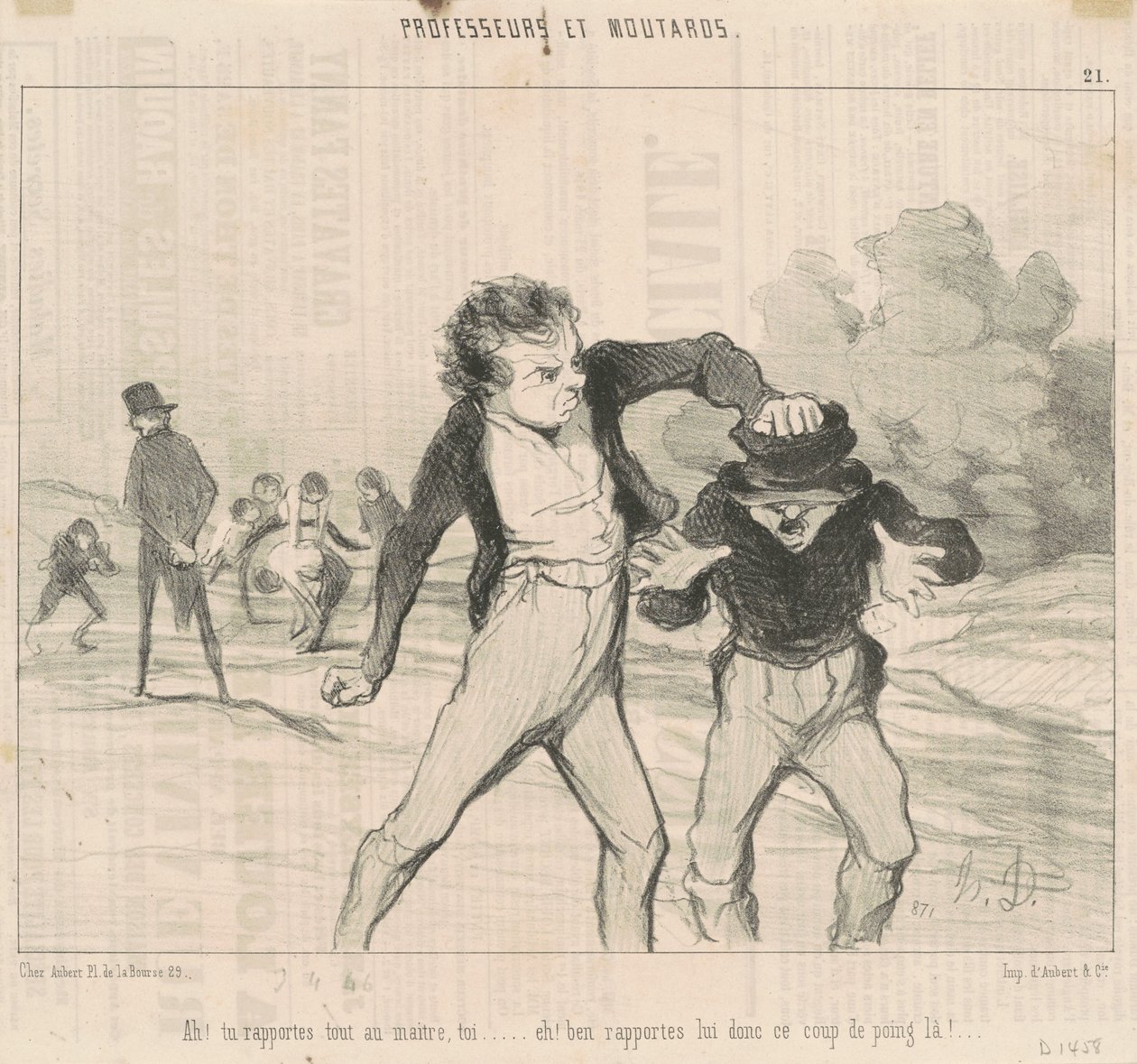 Ah! You Report Everything to the Master by Honoré Daumier