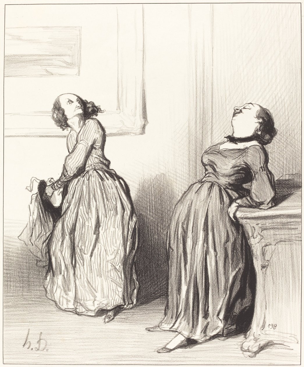 Ah, You Find That My Last Novel Is Not Quite... by Honoré Daumier
