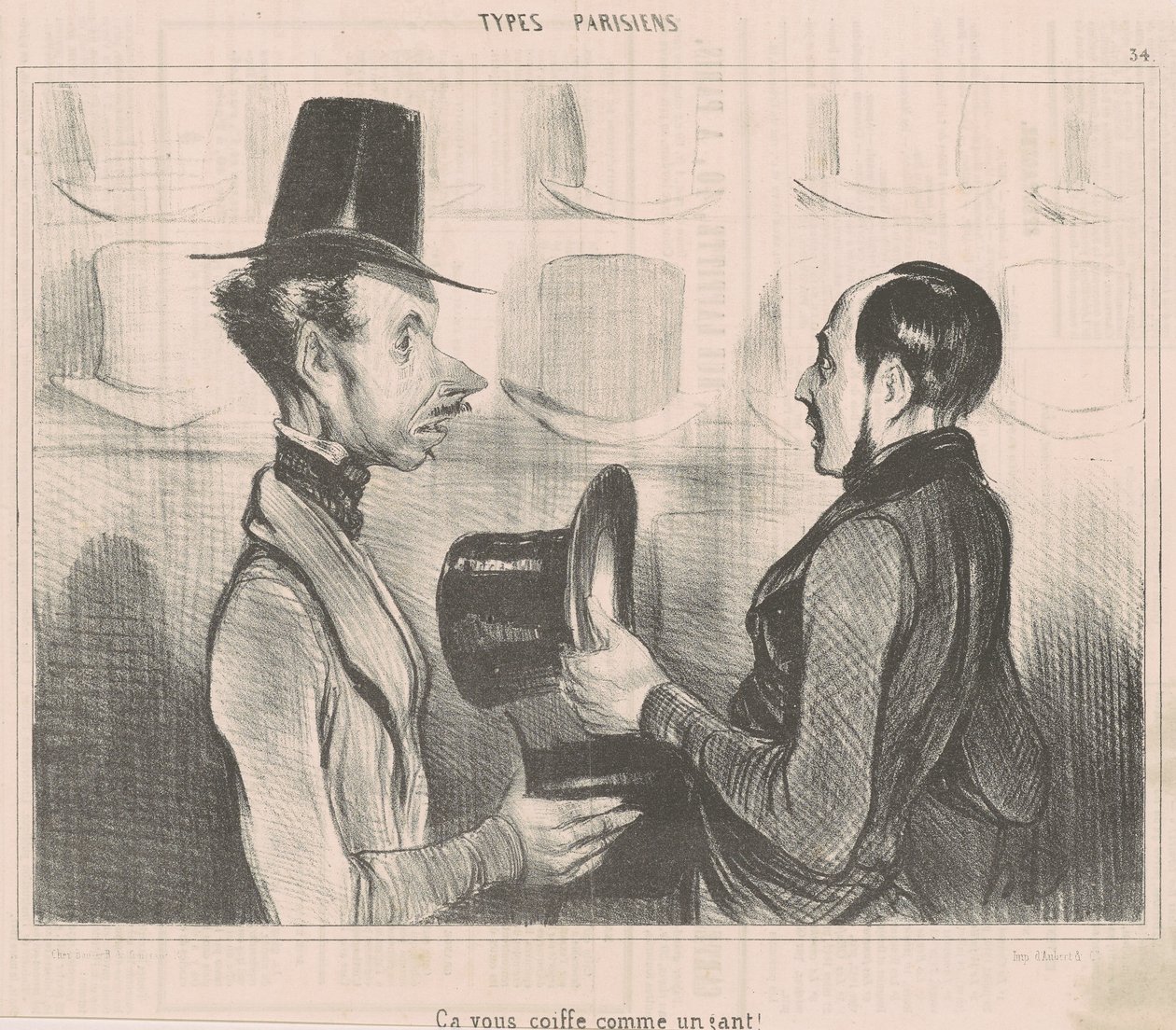 It Fits You Like a Glove! by Honoré Daumier