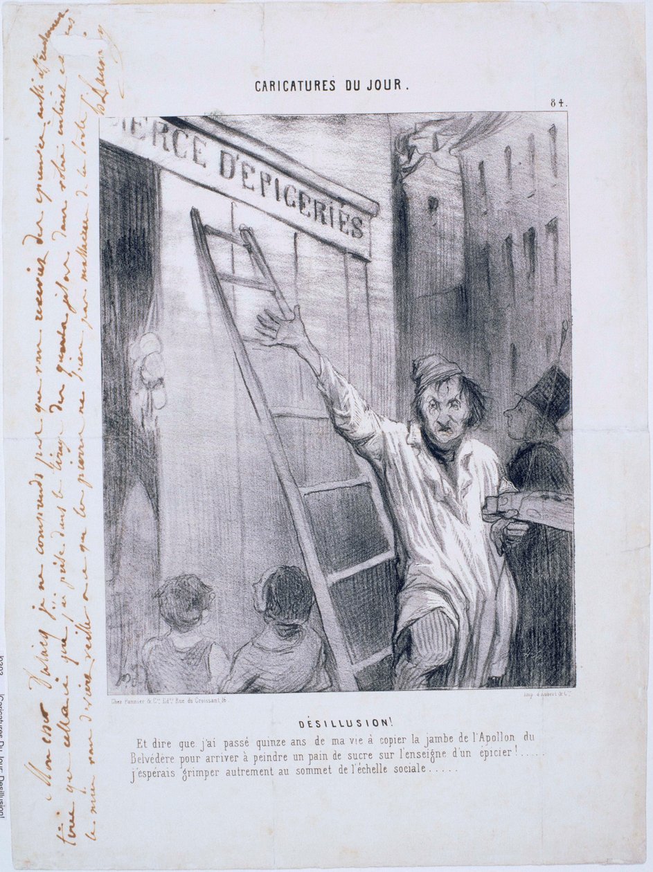 Caricatures of the Day: Disillusion! by Honoré Daumier