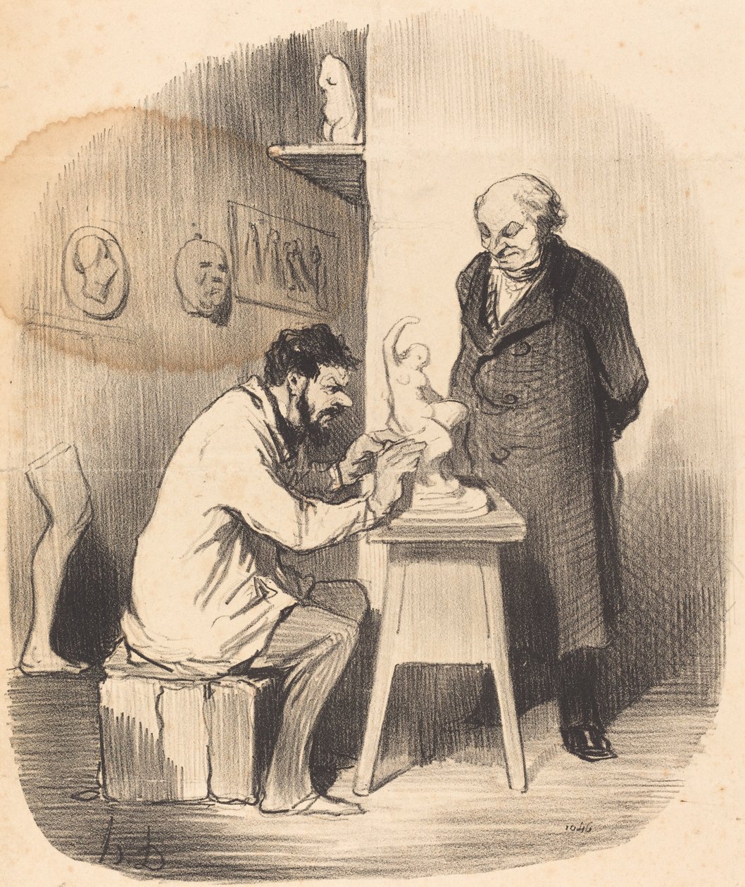 I Will Have to Make You Someday... by Honoré Daumier