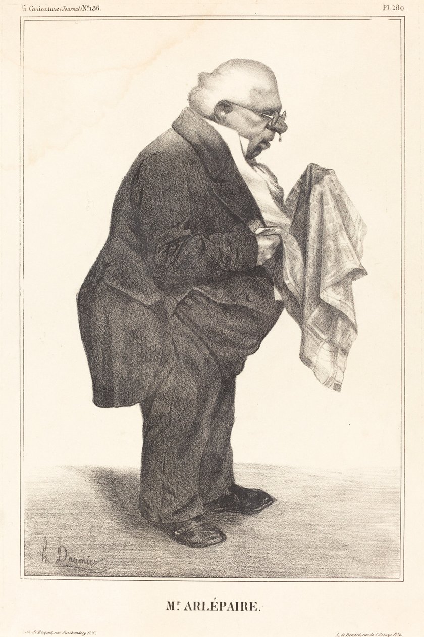 Harle Father by Honoré Daumier