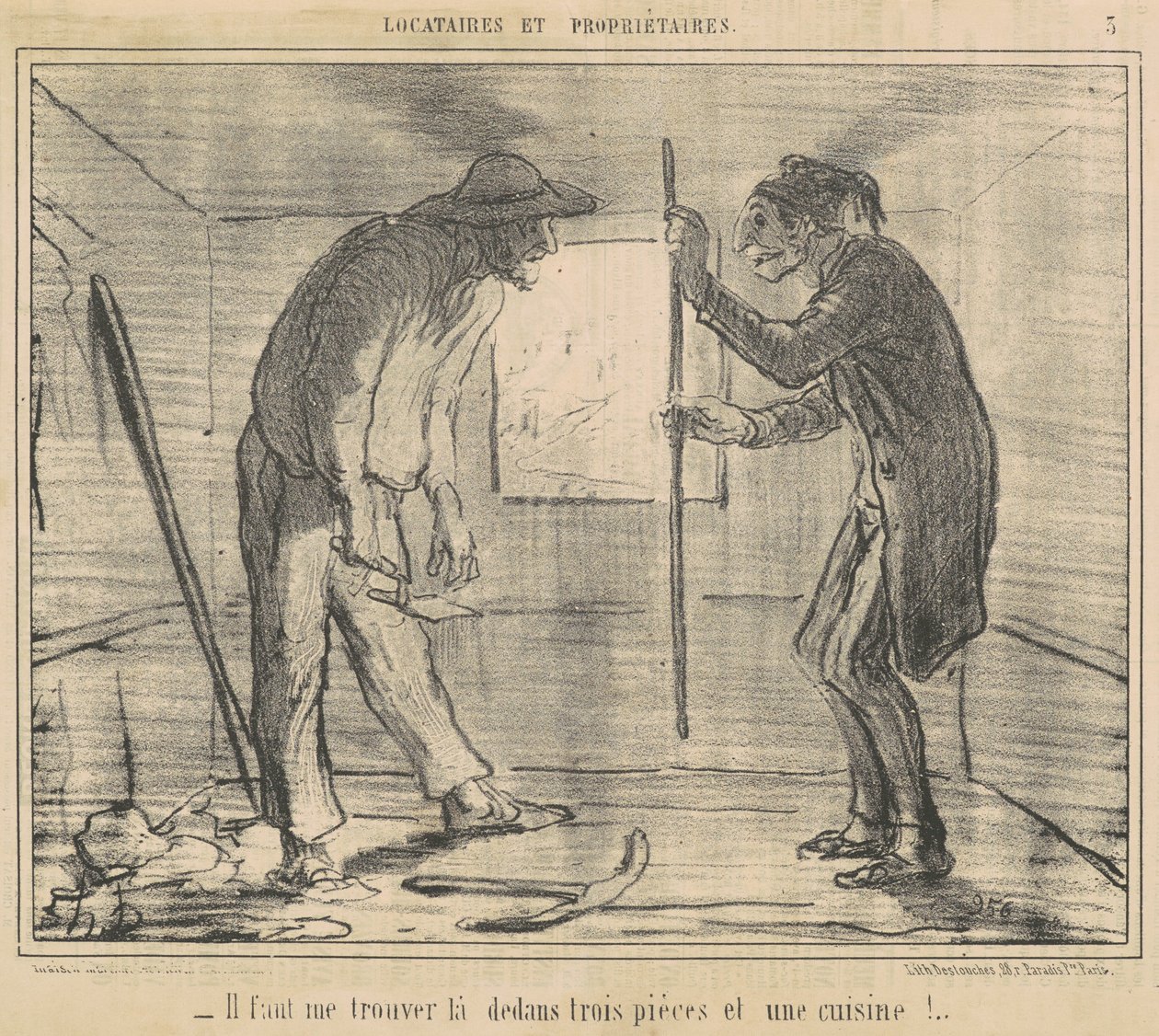 You must find me... three pieces... by Honoré Daumier