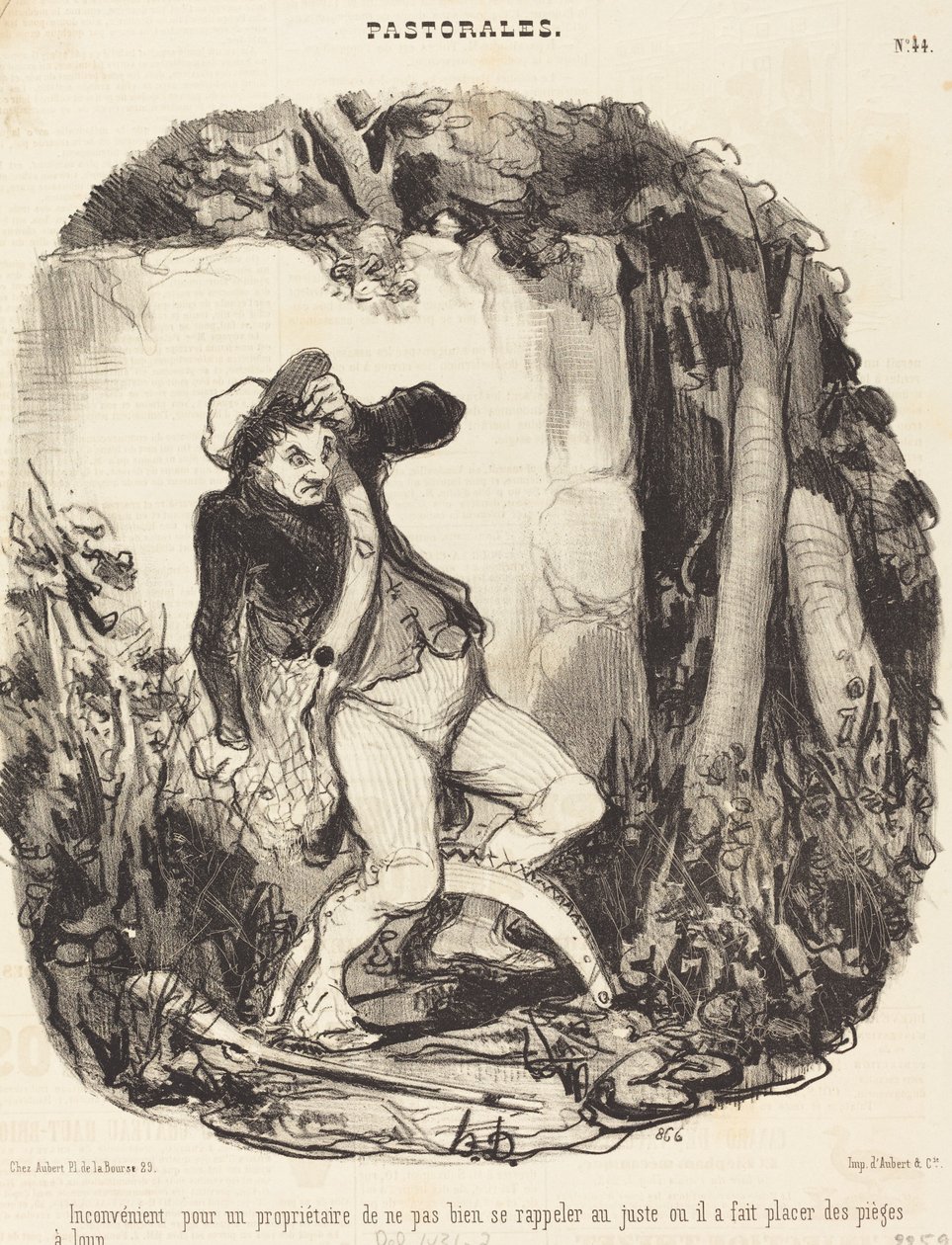 Inconvenient for a Property Owner to Not... by Honoré Daumier