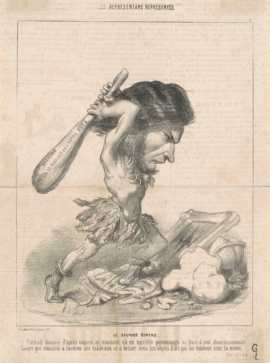 J. Martial Bineau (2nd Plate) by Honoré Daumier