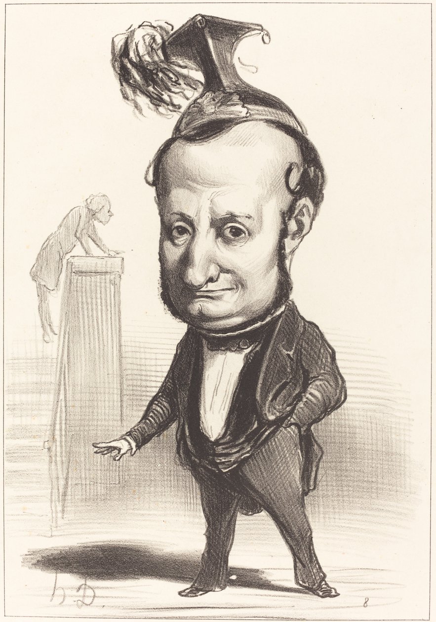 L.F. Raymond Wolowski by Honoré Daumier