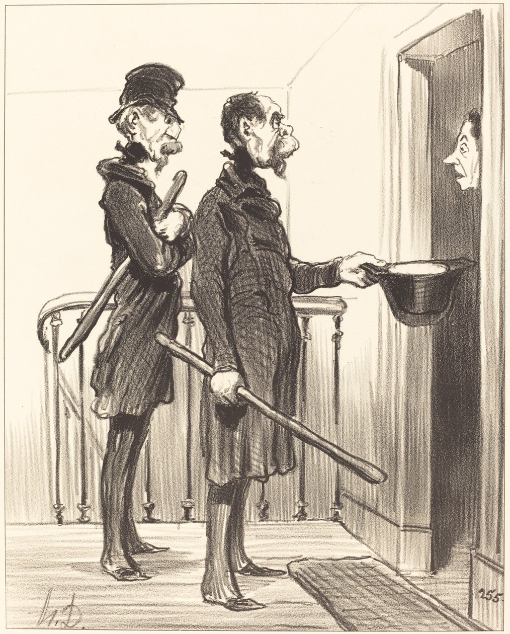 The Napoleonic Subscription by Honoré Daumier