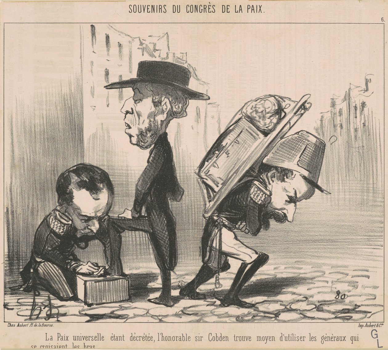 Universal Peace Being Decreed by Honoré Daumier