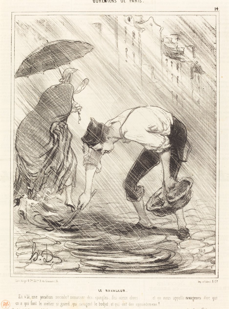 The Ravager by Honoré Daumier
