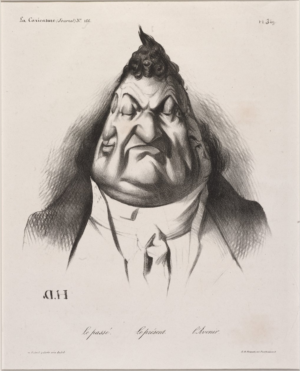 The Past - The Present - The Future by Honoré Daumier