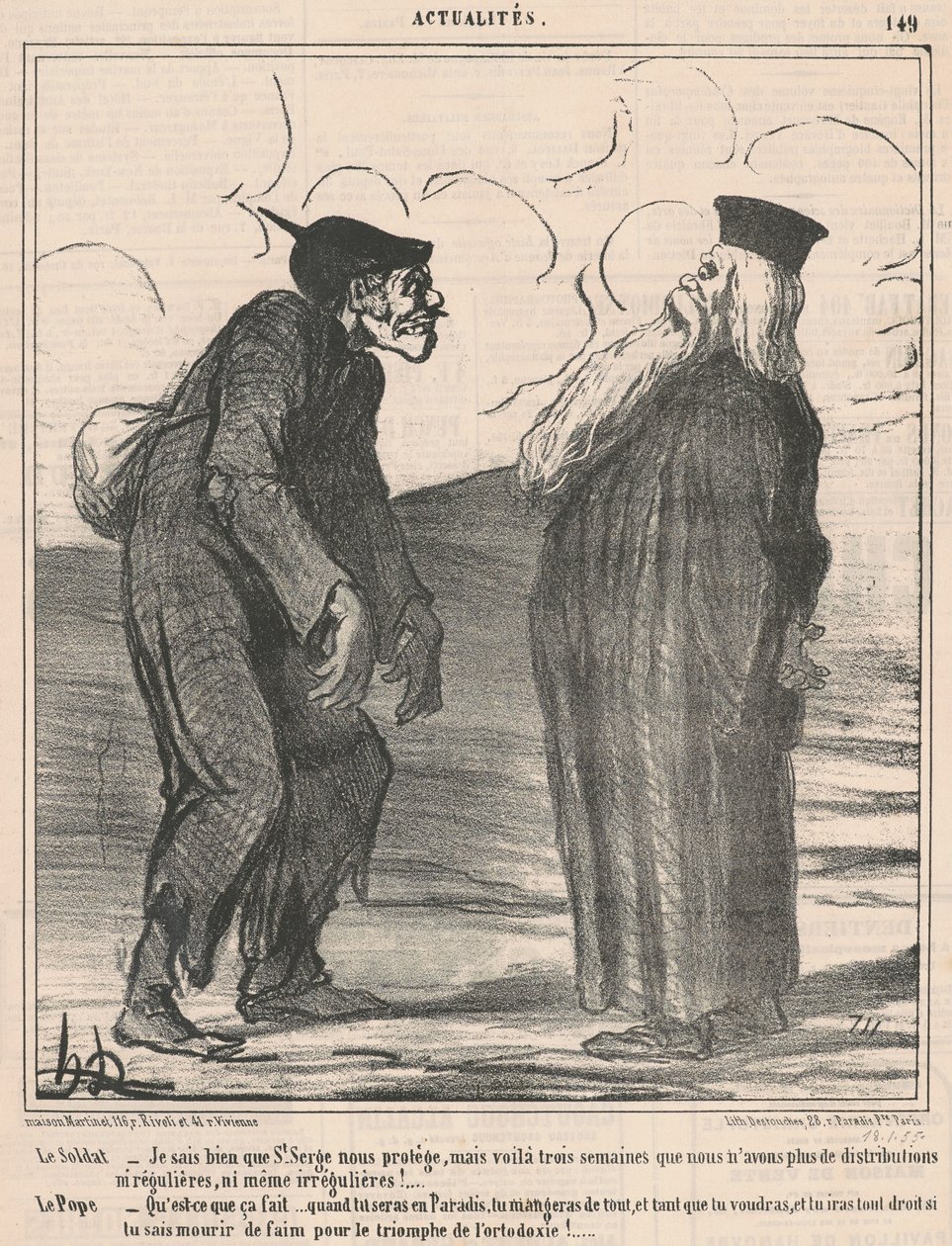 The Soldier... I Know... by Honoré Daumier