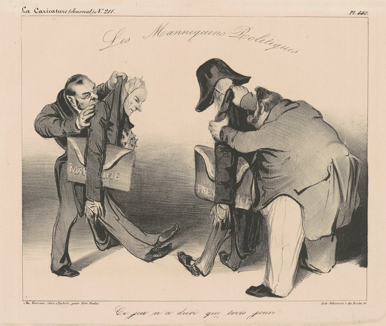 The Political Mannequins by Honoré Daumier