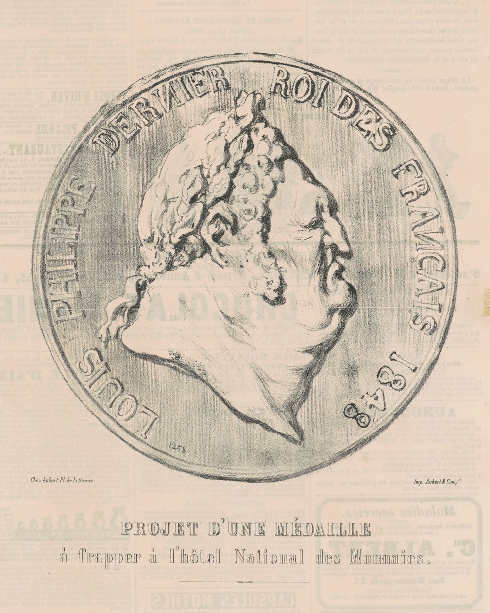 Louis-Philippe, Last King of the French by Honoré Daumier