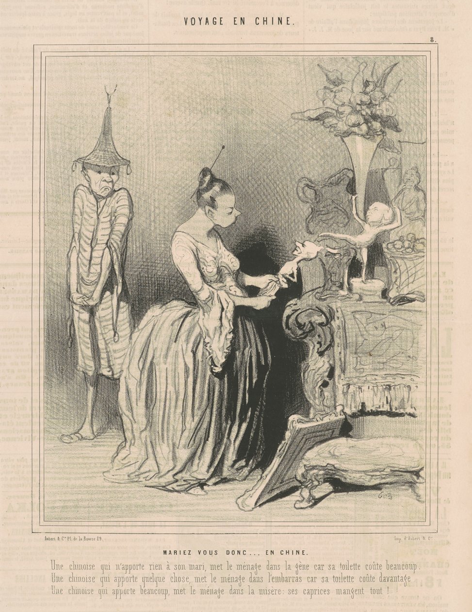Get married then... in China by Honoré Daumier
