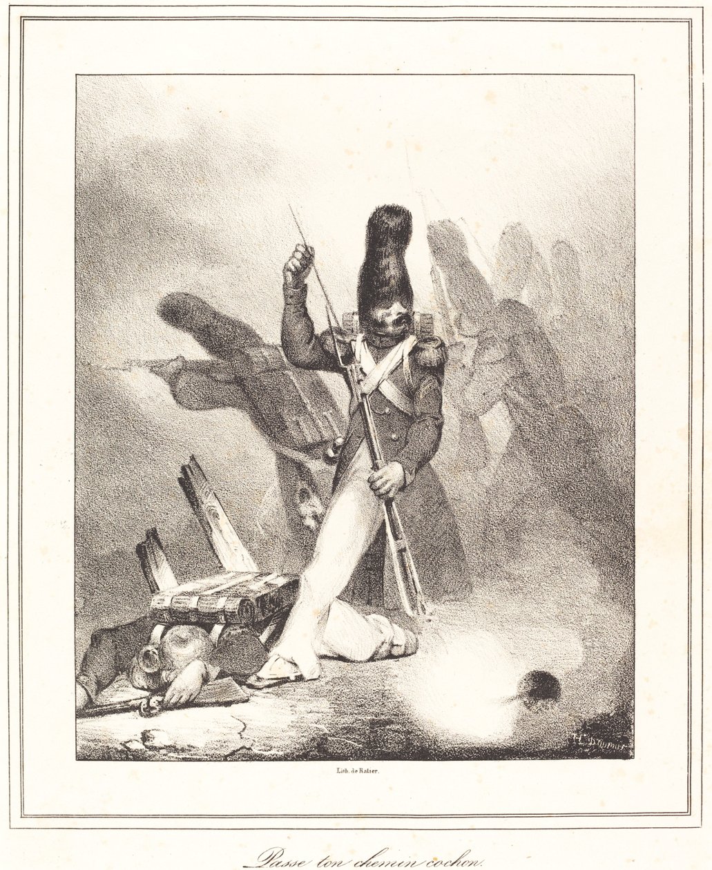 Move Along, Pig by Honoré Daumier