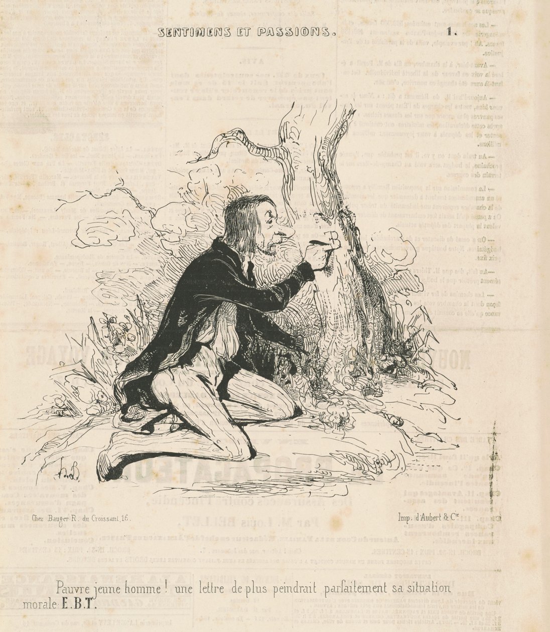 Poor Young Man! by Honoré Daumier