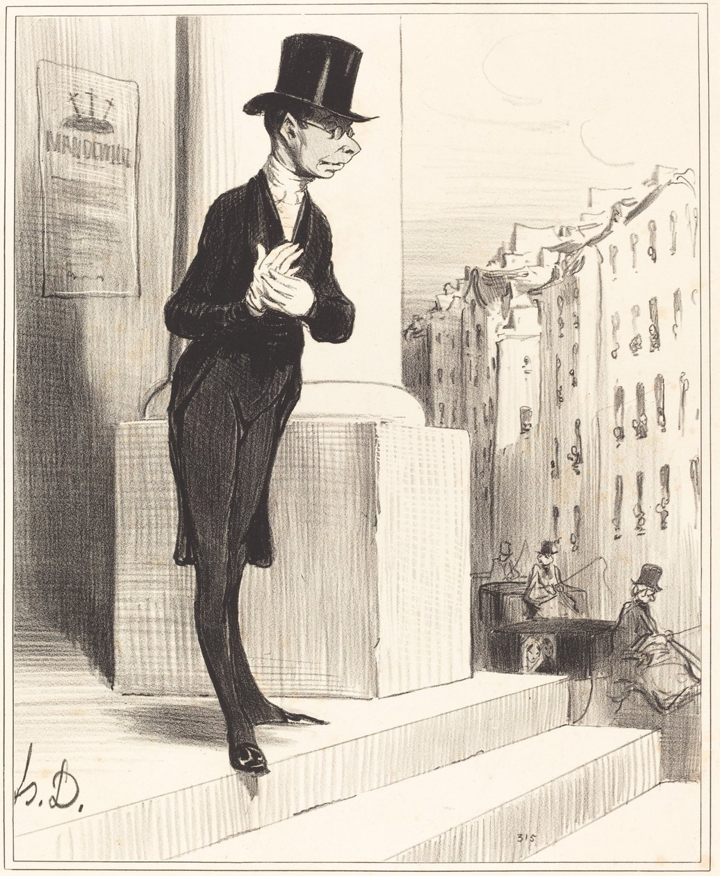 Pique-Assiette by Honoré Daumier