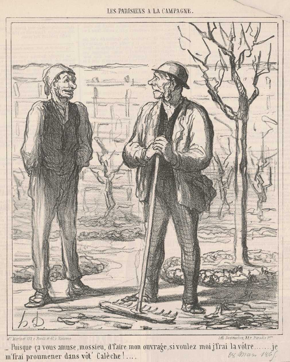 Since It Amuses You... by Honoré Daumier