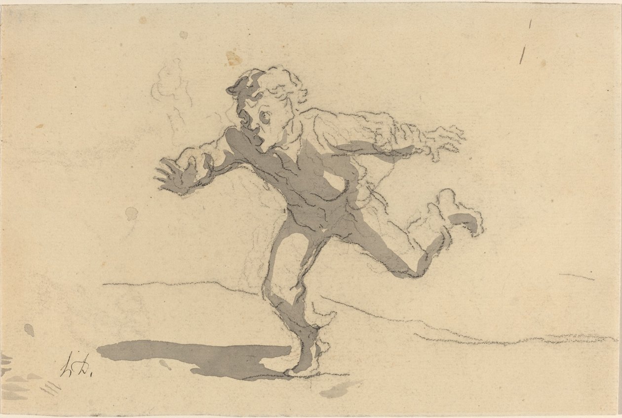 The Young Courier by Honoré Daumier