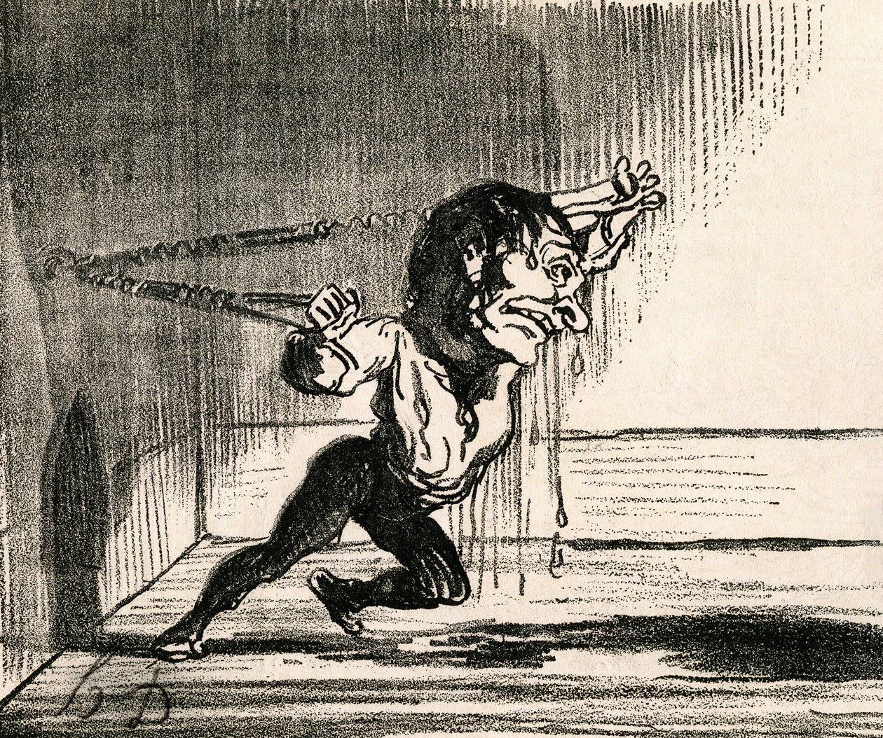 The regeneration of man through gymnastics by Honoré Daumier