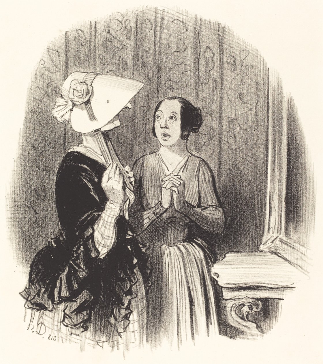 A Pamela Hat by Honoré Daumier
