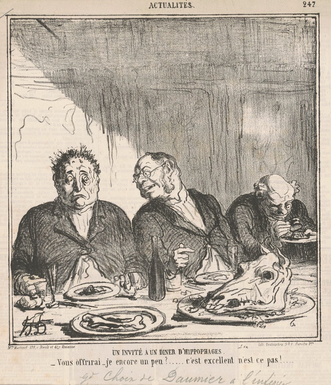 A Guest at a Dinner of Horse-Eaters: Shall I Offer You Some More? It