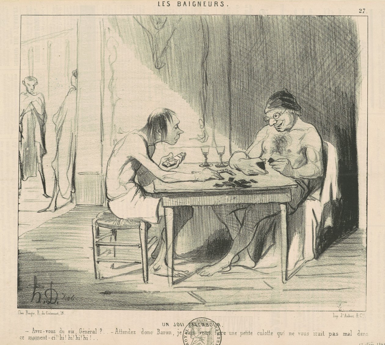 A Pretty Pun by Honoré Daumier