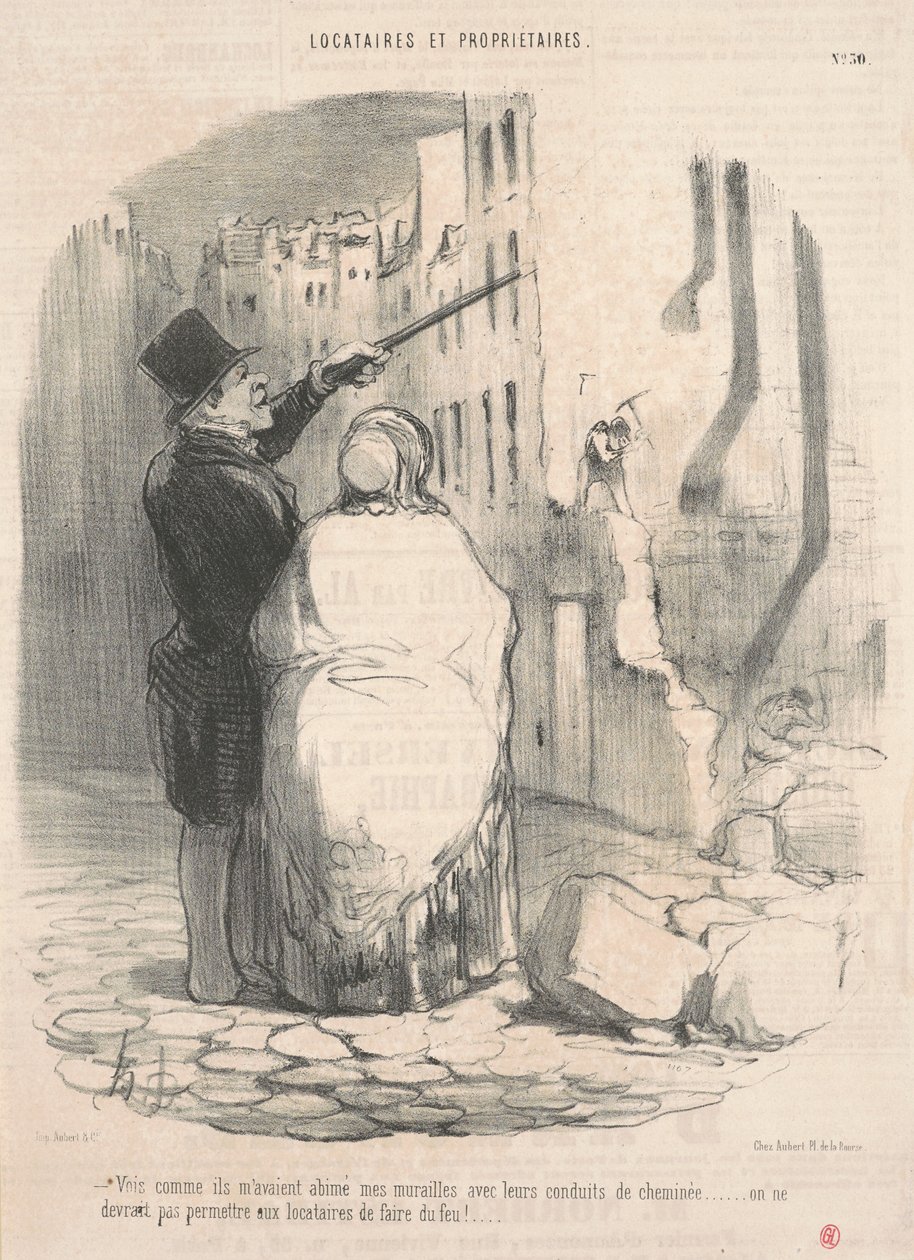 See How They Had Damaged... by Honoré Daumier