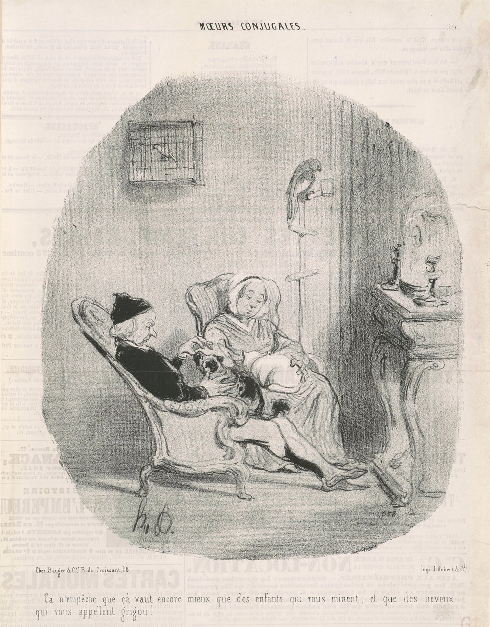 It Still Is Better... by Honoré Daumier