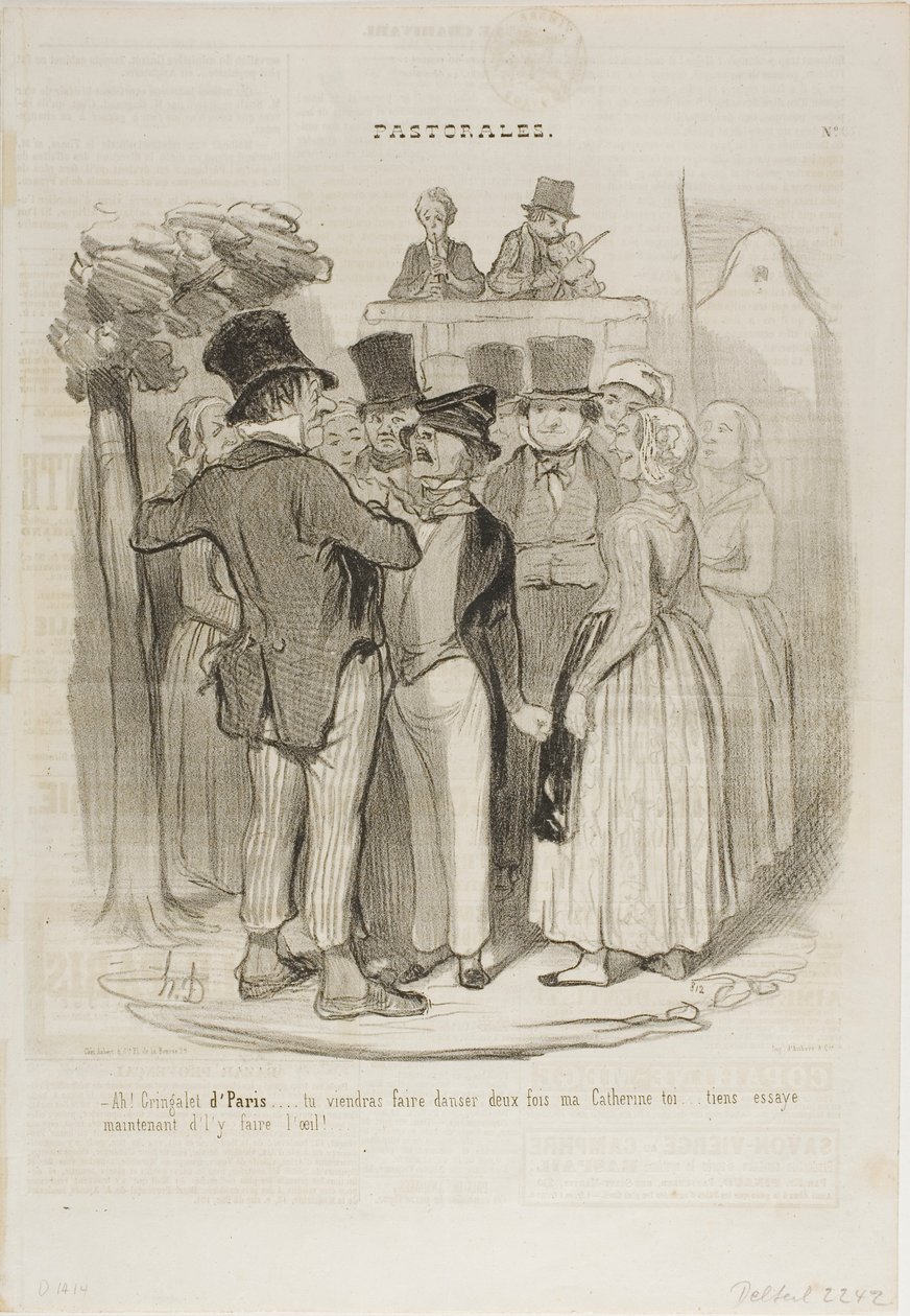 "- So, Gringalet from Paris!.... you will dance twice with my Catherine ...... try again now to make sheep