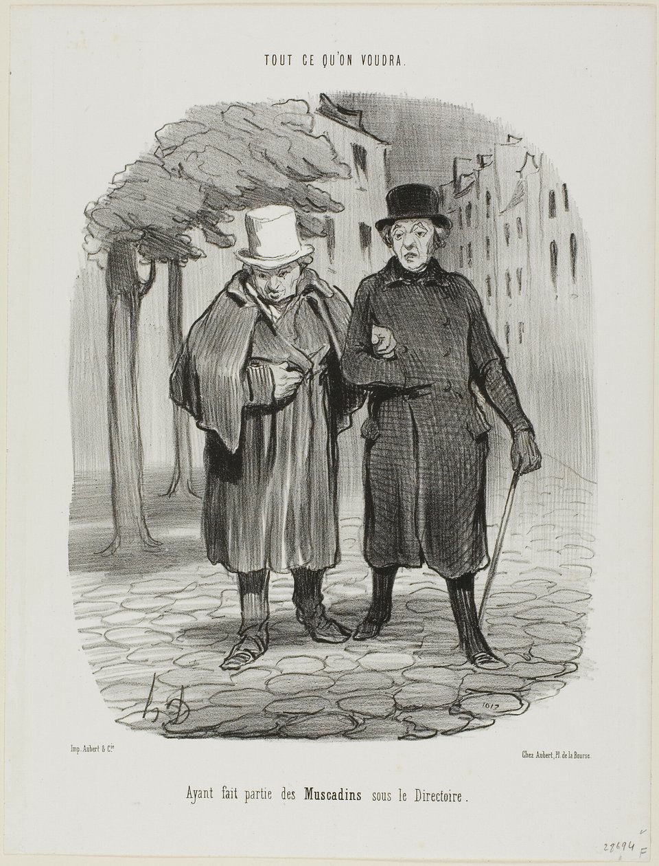 Former Dandies from the time of the Directory, plate 7 from Tout Ce Qu
