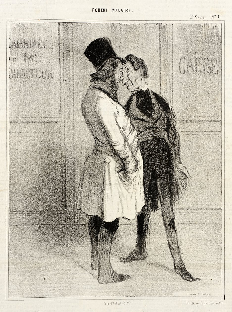 (Robert) Well! my dear Director... by Honoré Daumier