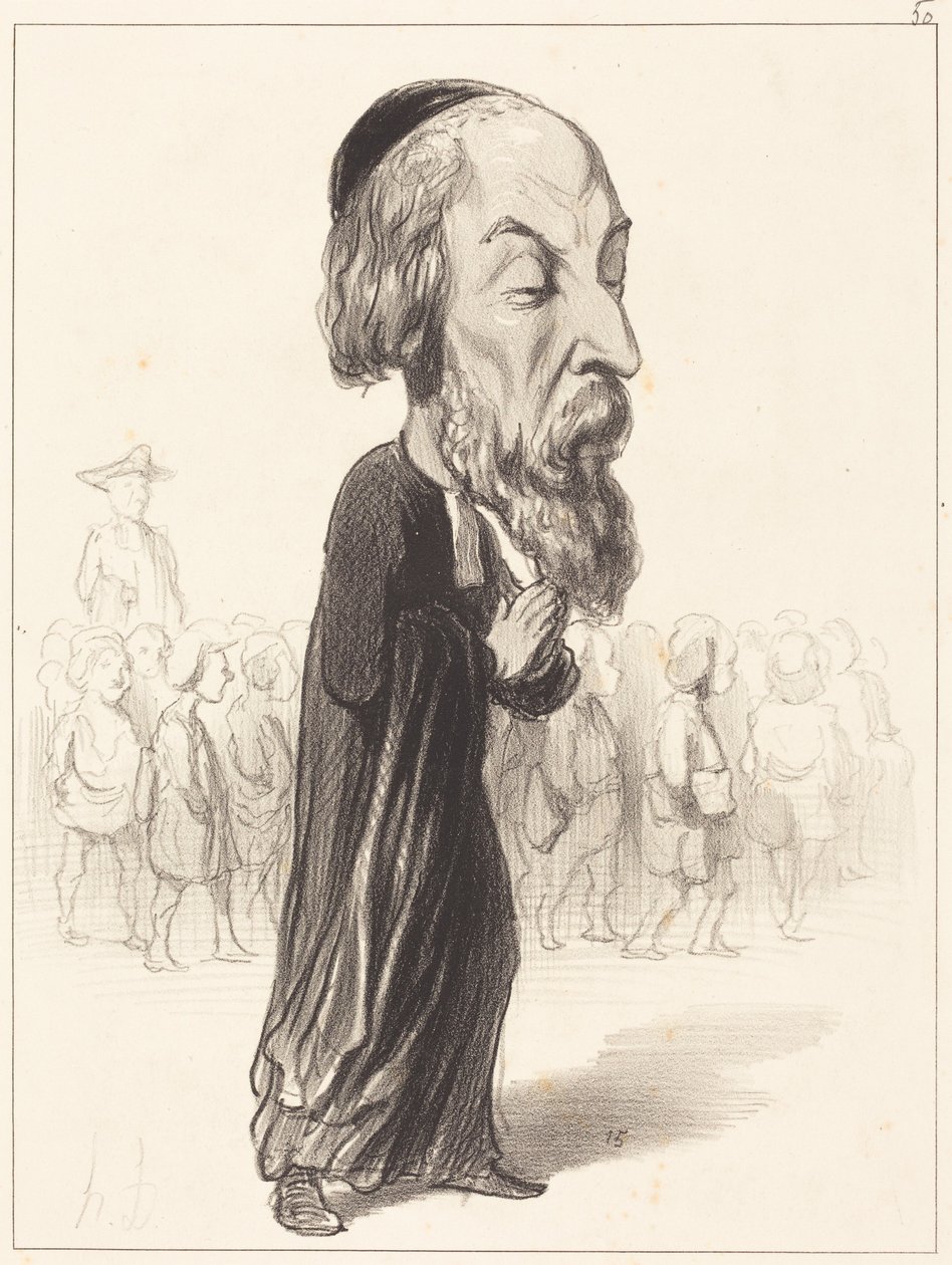 A. Fréd. Pierre Count of Falloux by Honoré Daumier