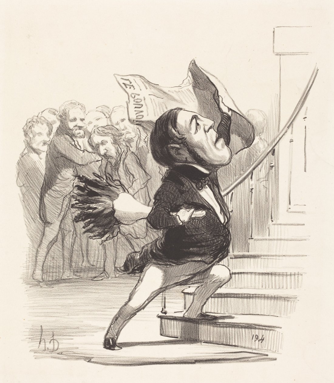 A. Granier de Cassagnac by Honoré Daumier