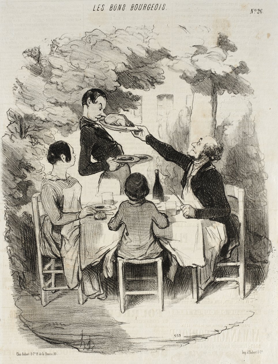 Ah! It is fresh...Ah! It is fresh... by Honoré Daumier