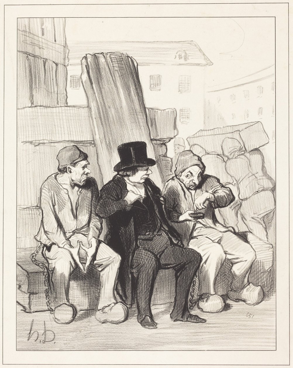 So then, my friend, at twenty-two years... by Honoré Daumier