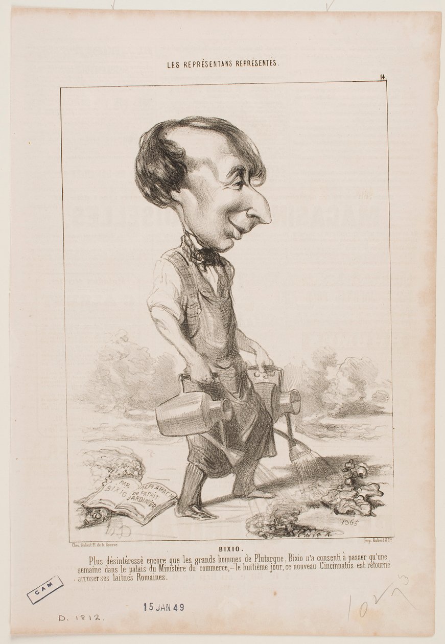 Bixio by Honoré Daumier