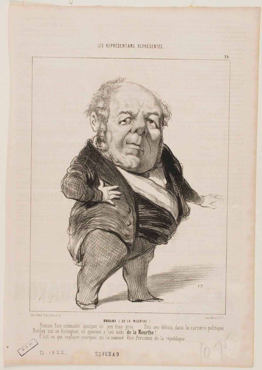 Boulay (de la Meurthe) by Honoré Daumier