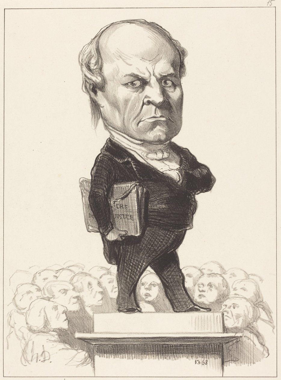C.H. Odilon Barrot by Honoré Daumier