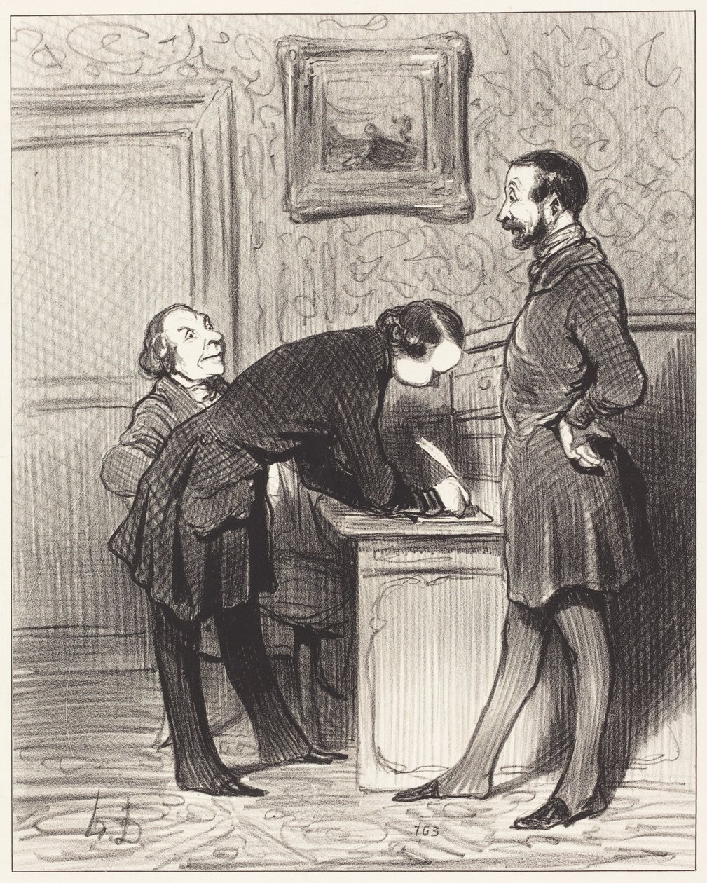 That is precisely because he is your friend... by Honoré Daumier