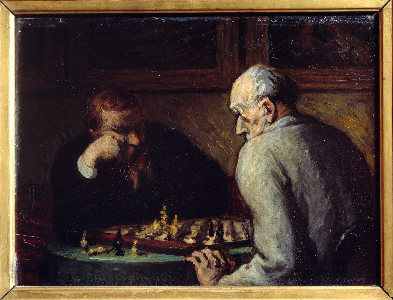 Chess Players by Honoré Daumier