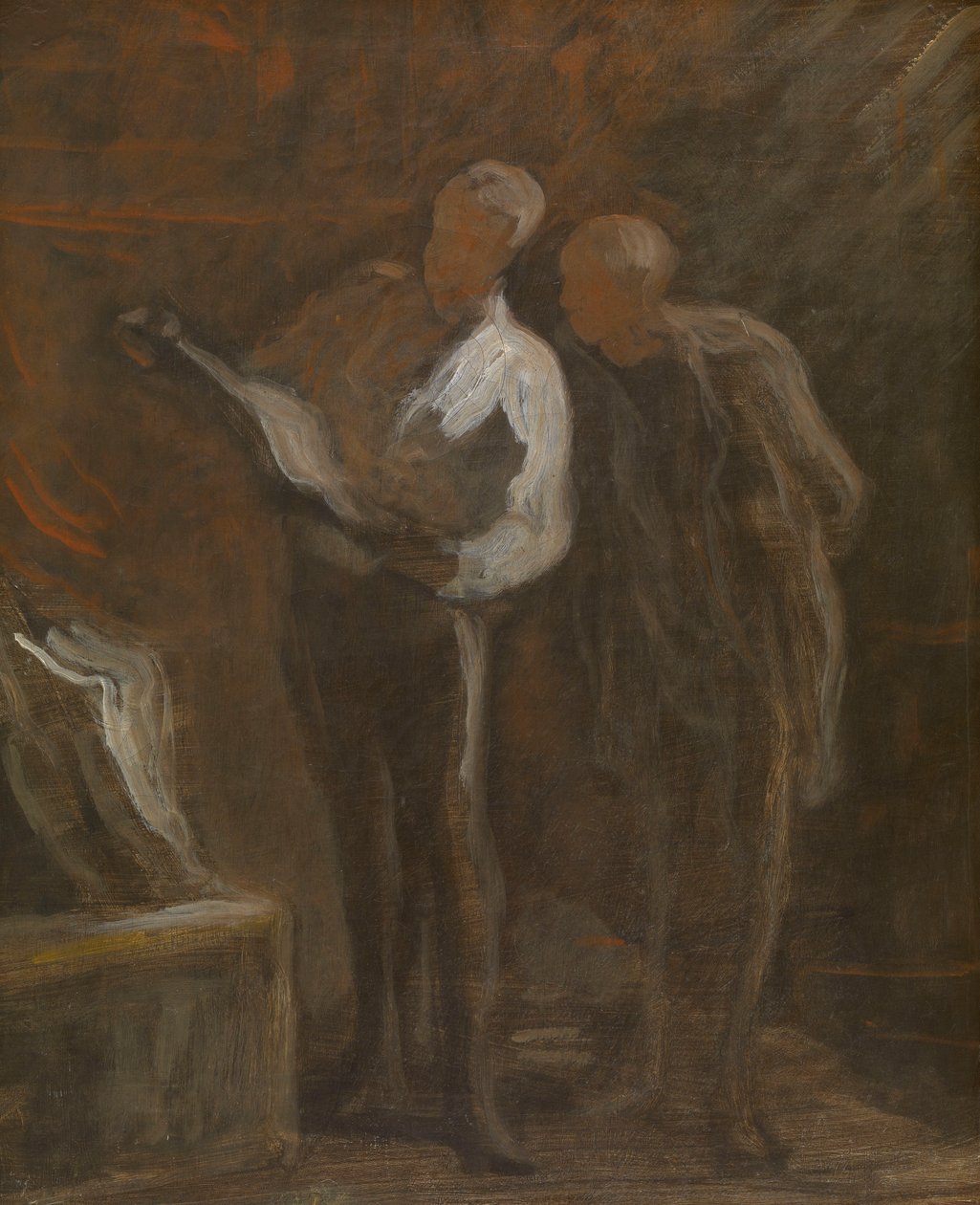 Collecting Engravings, c.1870-73 by Honore Daumier
