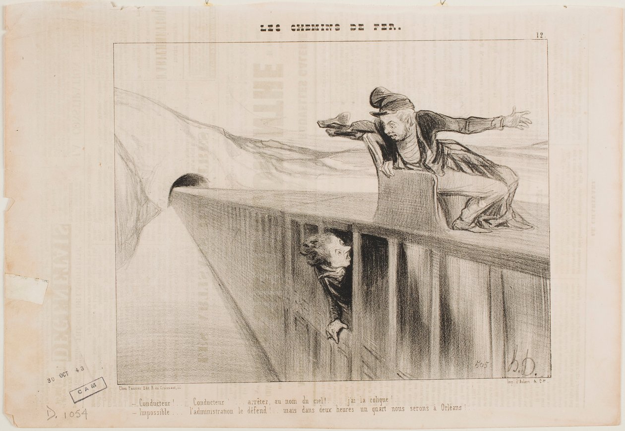 Conductor! Conductor! by Honoré Daumier