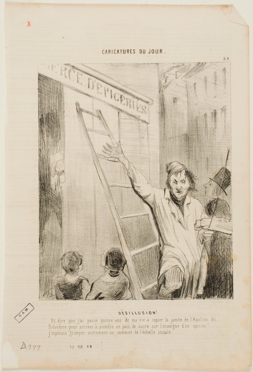 Disillusion! by Honoré Daumier