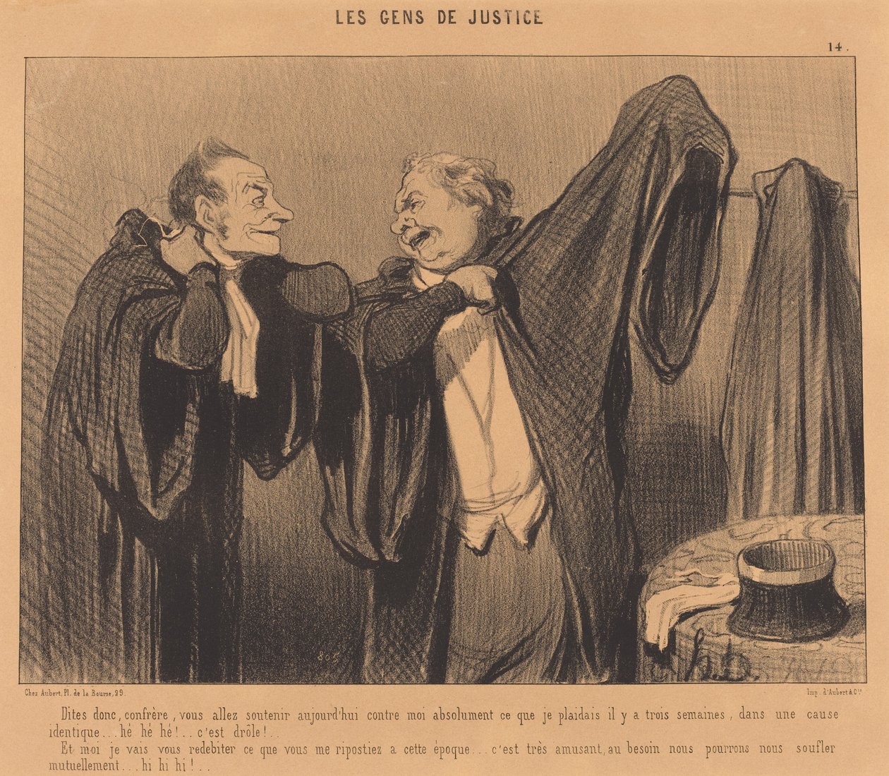 Say, colleague, you are going to support... by Honoré Daumier