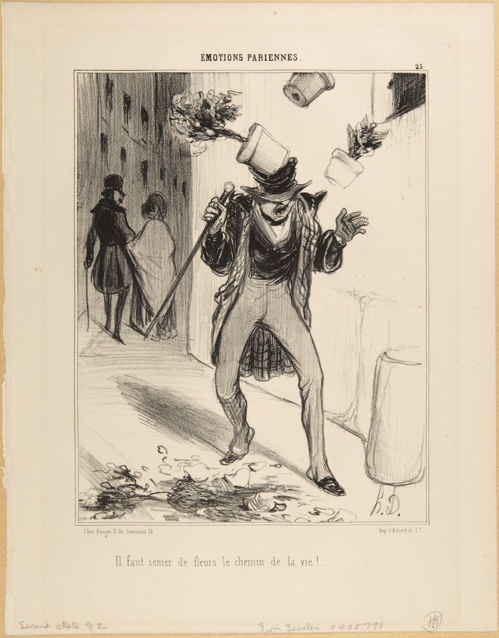 Emotions Pariennes by Honoré Daumier
