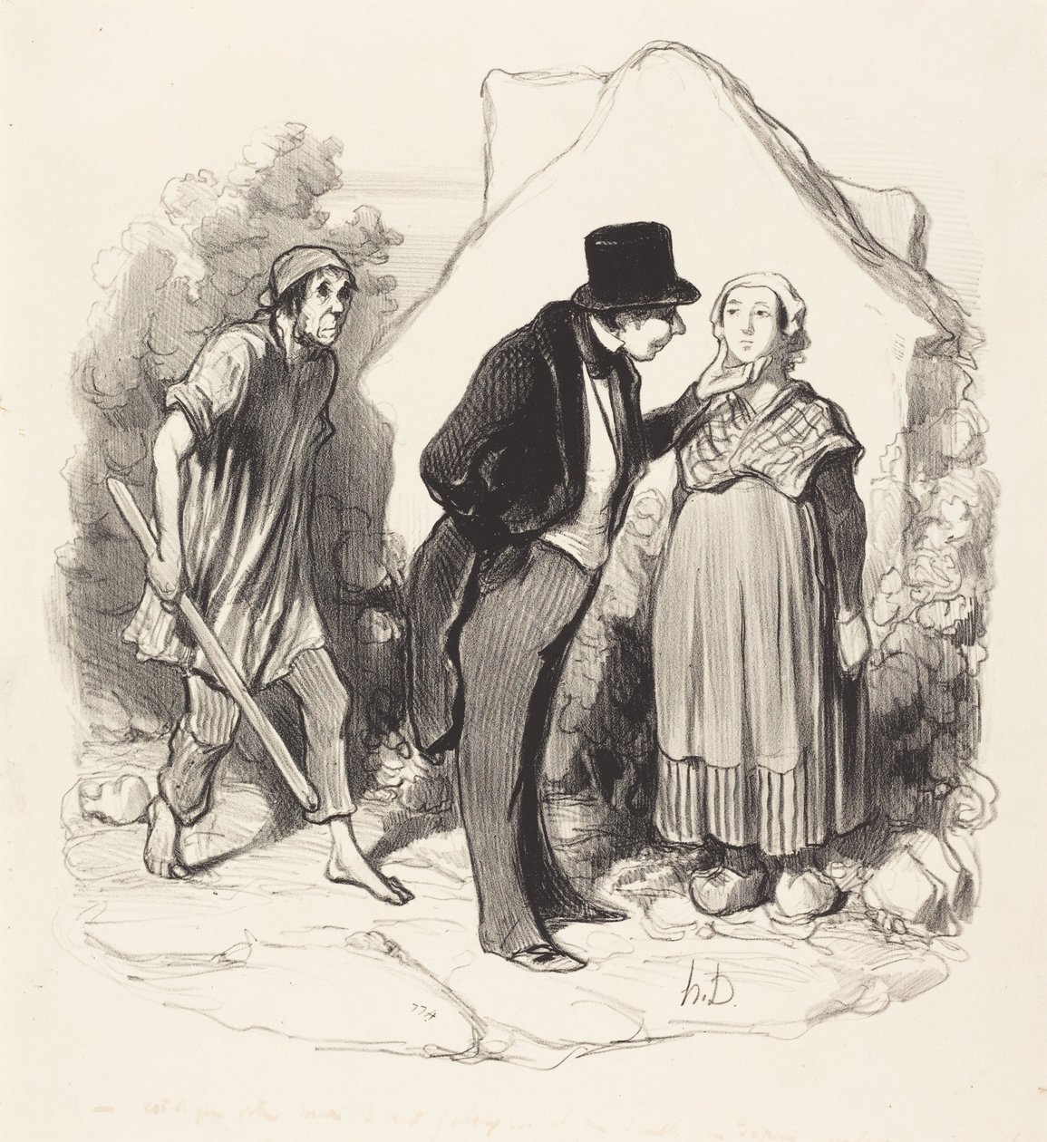 Would Your Husband Be Jealous... by Honoré Daumier