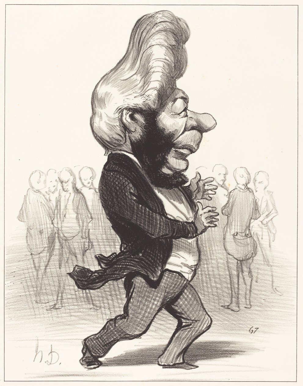 Ferdinand Favre by Honoré Daumier