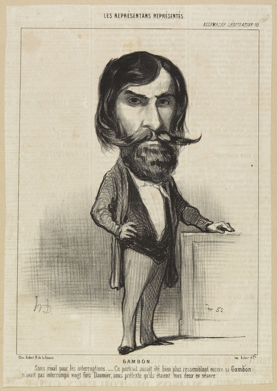 Gambon by Honoré Daumier